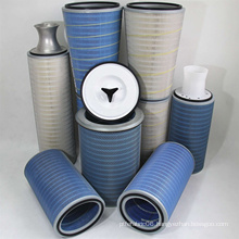 Forst White Blue Dust Air Intake Pleated Cellulose Paper Filter Cartridge Media